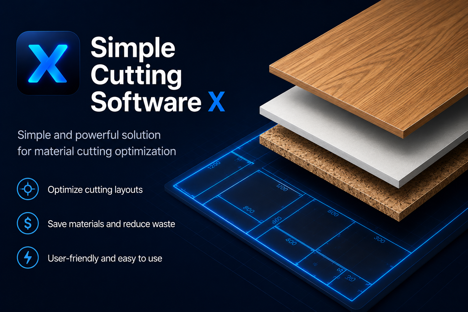 Simple Cutting Software X screenshot 1
